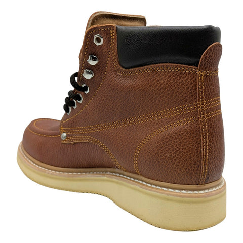 Bota De Trabajo / Casual Con Agujeta En Piel Establo Mod 513