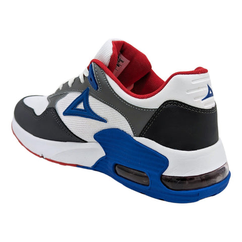 Tenis Para Niños Talla Grande Pirma Max Bolt 5068 Gris Azul