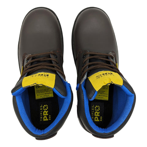 Botas Hombre Dieléctrica Casquillo Cafe Moka Triples 415