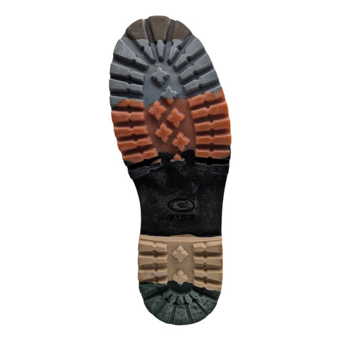 Botín Casual Para Hombre Caribú 344 Color Cajeta Piel Nobuck