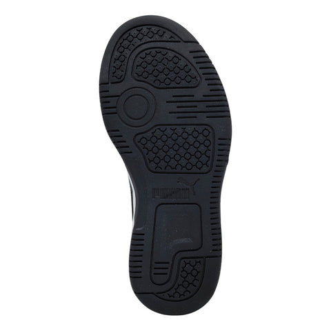 Tenis Puma Rebound V6 Mid Blanco Negro Rosa Bota 393832 26 Infantil