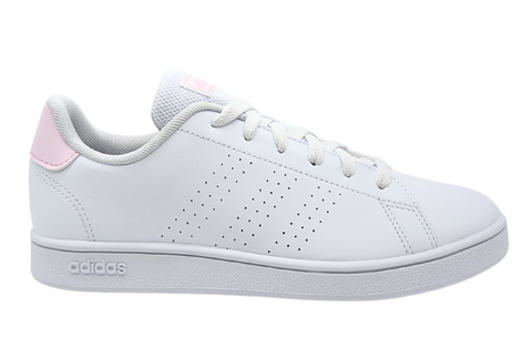 Tenis Adidas Advantage K Blanco-Rosa IG4255 Para Mujer