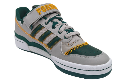 Tenis Adidas Forum Low Gris-Verde IE0475 Para Hombre