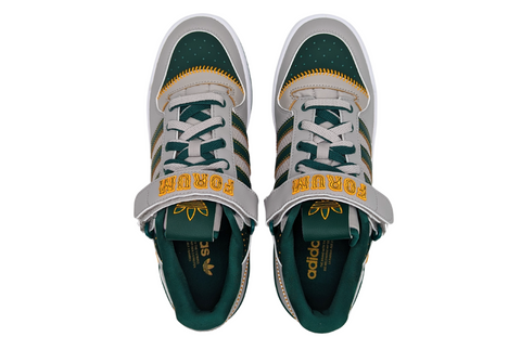 Tenis Adidas Forum Low Gris-Verde IE0475 Para Hombre