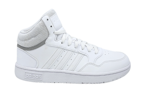 Tenis Adidas Hoops 3.0 Mid K Basketball Blancos GW0401 Juvenil