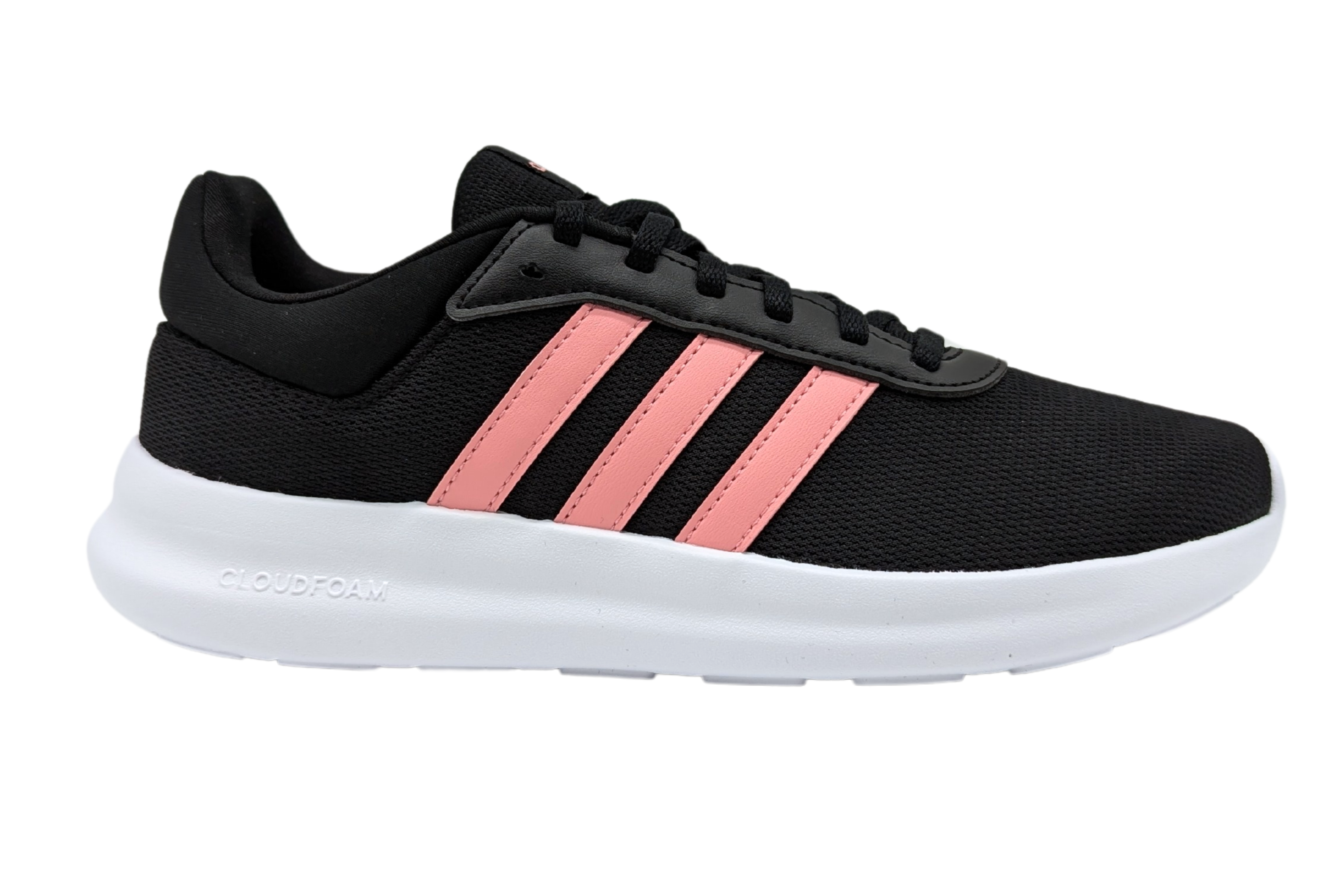 Tenis Adidas Lite Racer 4.0 Negro Rosa IE8565 Para Mujer