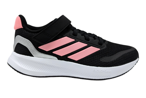 Tenis Adidas Runfalcon 5 EL Negro-Rosa IE8580 Niños