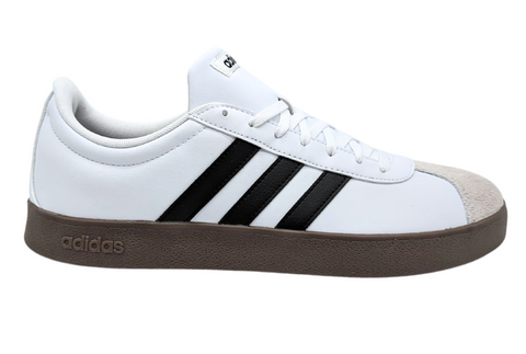 Tenis Adidas VL Court Base Blanco-Negro-Goma ID3711 Para Hombre