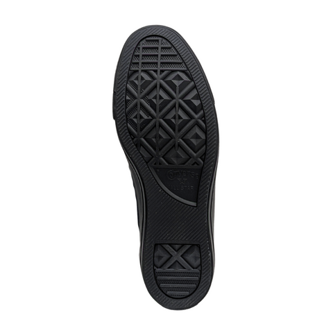 Tenis Converse Chuck Taylor All Star Negros Monocromáticos en Bota de Lona Unisex