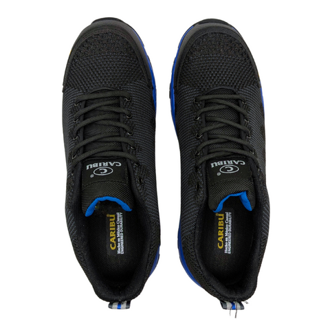 Tenis De Seguridad Caribu 325 Casco Pp Negro/azul-hombre