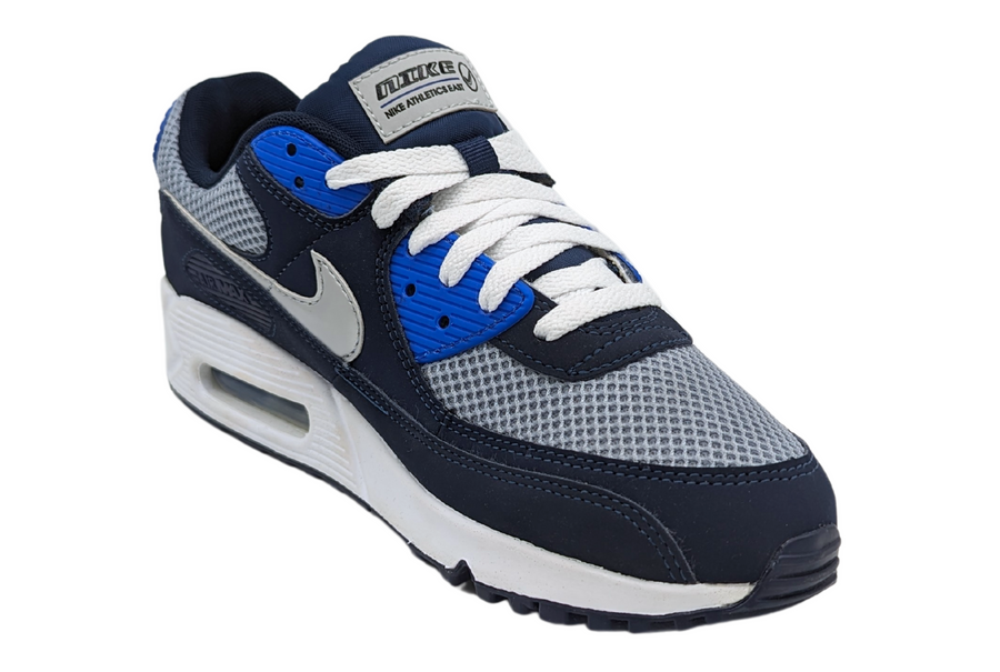 Tenis Nike Air Max 90 SE Azul-Gris FD0374 410 Para Hombre