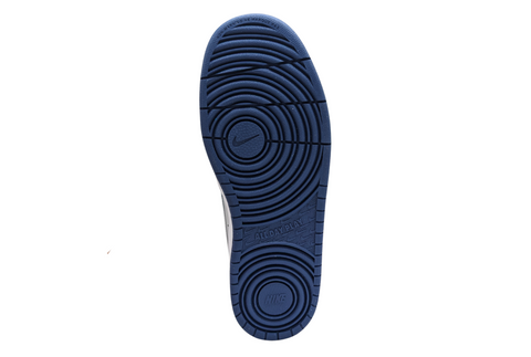 Tenis Nike Court Borough Low 2 Gs Gris-Azul BQ5448 016 Juvenil