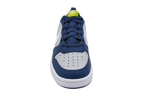 Tenis Nike Court Borough Low 2 Gs Gris-Azul BQ5448 016 Juvenil