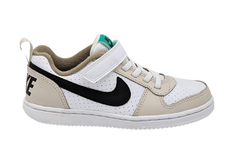 Tenis Nike Court Borough Low PSV Blanco-Café DZ2785 101 Para Niño