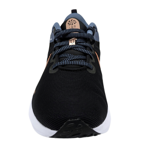 Tenis Nike Downshifter 12 Running Negro-Blanco DD9294 010 Para Mujer