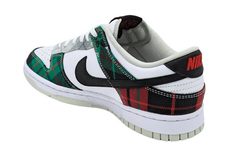Tenis Nike Dunk Low Retro Blanco-Tela Cuadrada DV0827 100 Para Hombre