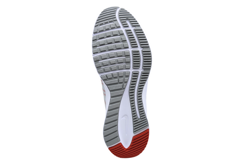 Tenis Nike Quest 4 Running Blanco-Rojo DA1105 100 Para Hombre