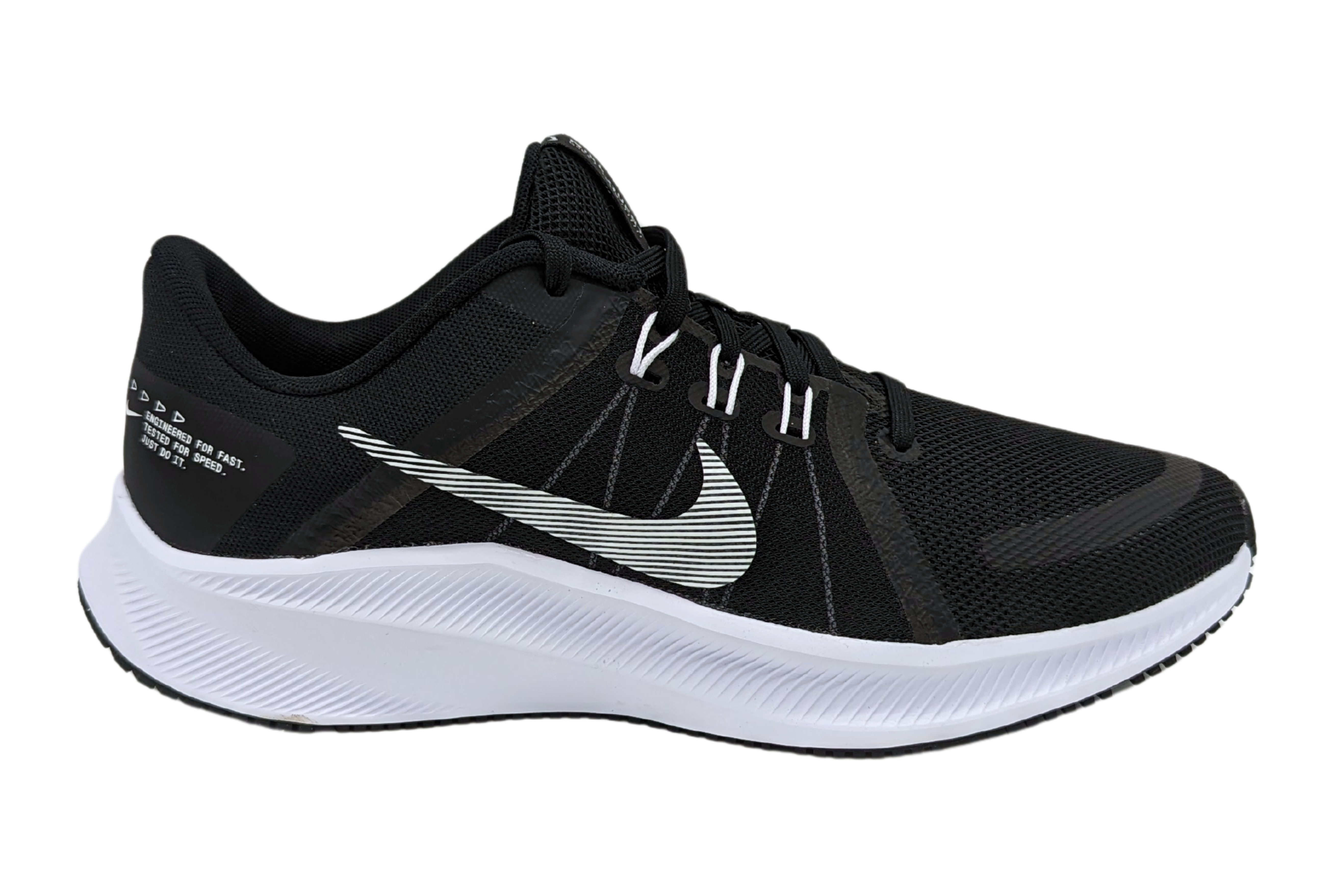 Tenis Nike Quest Running Negro-Blanco DA1106-006 Para Mujer