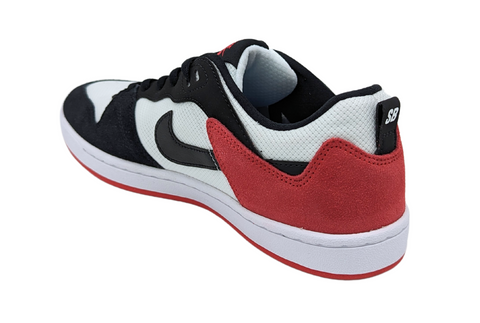 Tenis Nike SB Alleyoop Para Hombre CJ0882 102 Blanco-Negro-Rojo