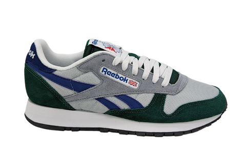 Tenis Reebok Classic Leather Running Gris-Verde GX4655 Para Hombre