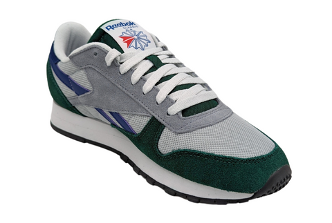 Tenis Reebok Classic Leather Running Gris-Verde GX4655 Para Hombre