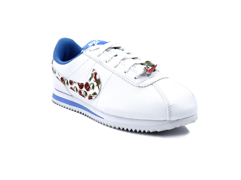 Tenis Nike Cortez Basic SL SE CJ2421400 Blanco/Azul-Mujer