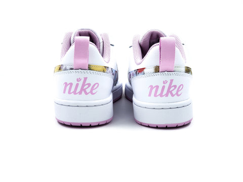 Tenis Nike Court Borough Low 2 SE CK5426100 Blanco/Rosa-Mujer