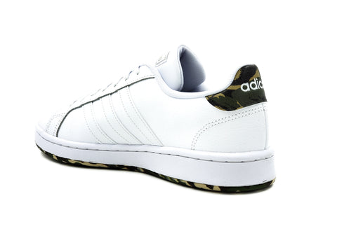 Tenis Adidas Grand Court FY8557 Blanco/Camuflaje Hombre