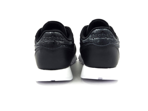 Tenis Reebok Cl LTHR DV8155 Negro/Blanco-Mujer