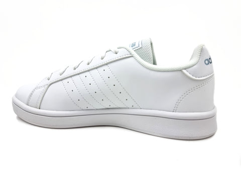 Tenis Adidas Grand Court Base GZ8164 Blanco/Azul-Juvenil