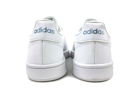 Tenis Adidas Grand Court Base GZ8164 Blanco/Azul-Juvenil