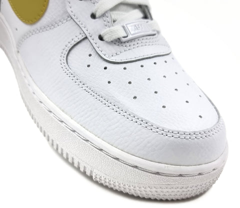 Tenis Nike Air Force 1 '07 Para Mujer 315115-170 Blanco/Amarillo
