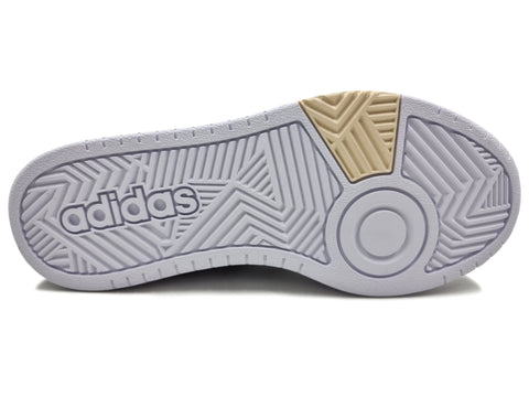 Tenis Adidas Hoops 3.0 GW3037 Blanco/Azul Mujer