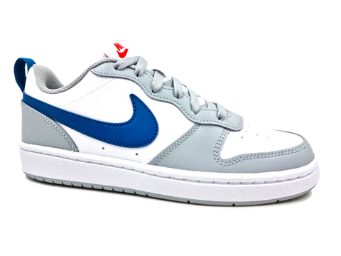 Tenis Nike Court Borough Low 2 BQ5448117 Gris/Blanco-Juvenil