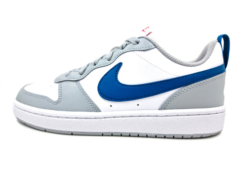 Tenis Nike Court Borough Low 2 BQ5448117 Gris/Blanco-Juvenil