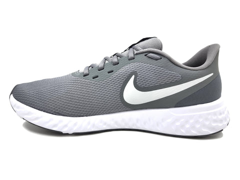 Tenis Nike Revolution 5 Para Hombre Gris/Blanco BQ3204005