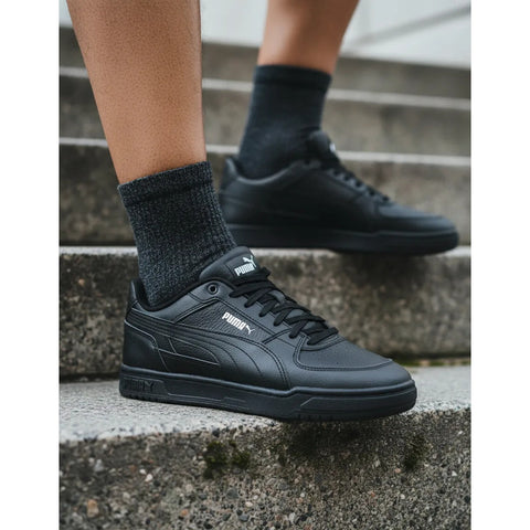 Tenis Puma Caven 3 Negro-plata 40448402 Para Hombre Original Negro Lisa 6,5 Mx