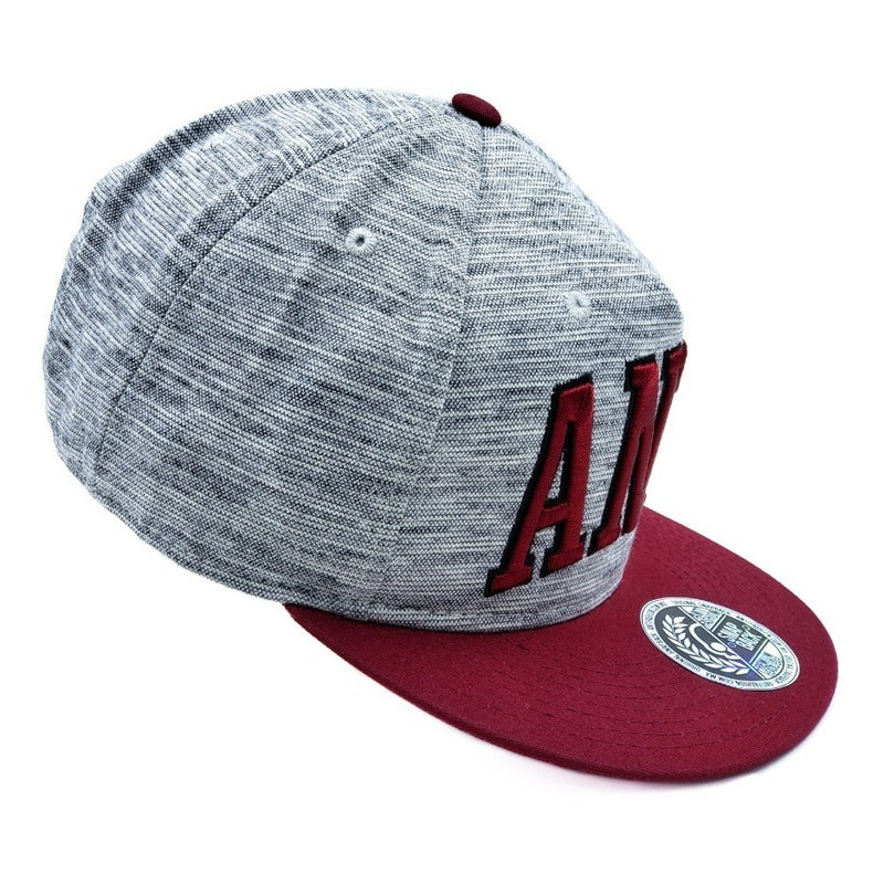 Gorra Antifashion Colección 2021 Gris/tinto-snapback Aj3