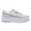 Tenis Puma Karmen Li Dol Jr Blanco Rosa Mujer Casual Caminar Plataforma Moda 398876 03