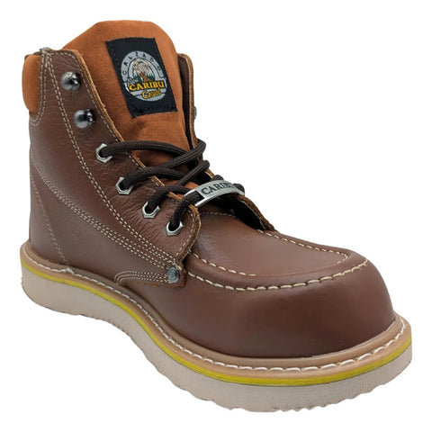 Bota De Trabajo Urbana De Piel Shedron Caribu 604
