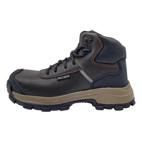 Botas Duty Gear 7827 Trabajo Café Con Casco Hombre