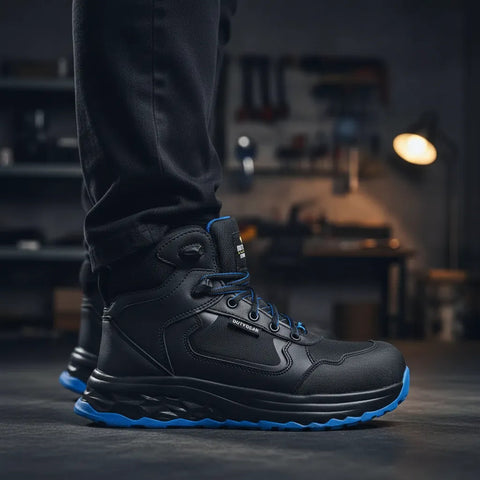 Bota Hombre Tactica De Trabajo Seguridad Casquillo Duty 8606