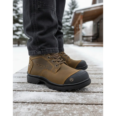 Bota Boost De Trabajo Con Casco 401g01n Crazy Cafe-hombre