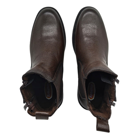 Botas Romanos Vaqueras Hombre 7843 Cafés Piel Casual Botin