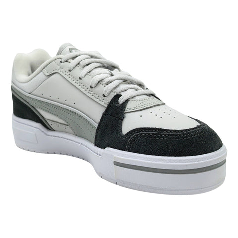 Tenis Puma Ca Pro Lux Lll Unisex 398456 02 Blanco Y Gris Edicion Especial Cuenta Con Llavero Puma