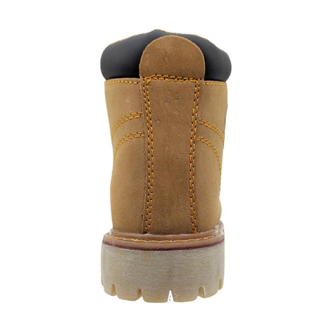 Pma Caballero Bota Con Casquillo 136 Nobuck Oro Original