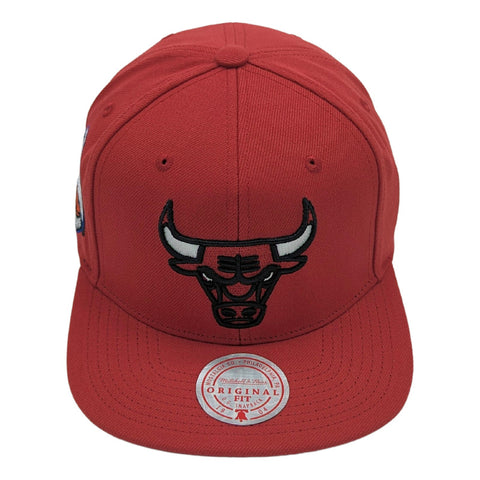 Gorra Mitchell & Ness Bulls Conference Patch Roja 2023 35