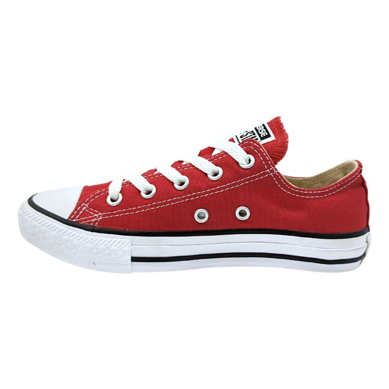 Converse Choclo All Star Chuck Para Niños-rojo Originales