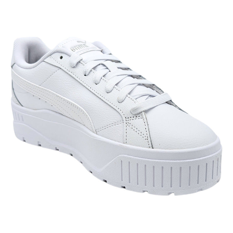 Tenis Mujer Puma Karmen Ii Idol Blanco-white-silver 398878 01