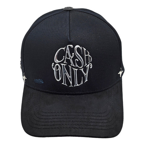 Gorra Cash Only Silver Liquid 012 Negro Snapback Unisex